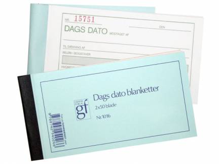 Dags dato m/kopi grafisk 2x50bl 148x84cm 1016