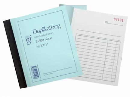Duplikatbog grafisk 108x148mm 10011