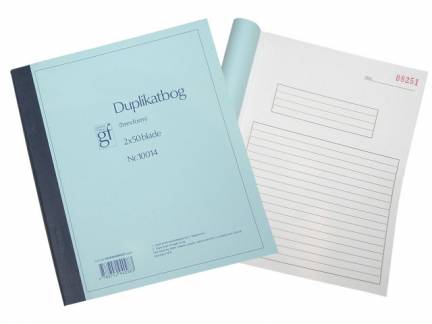 Duplikatbog grafisk 148x197mm 10014