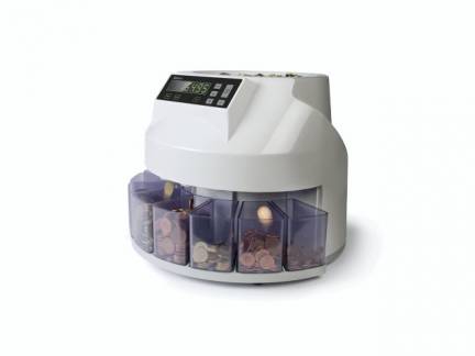 M&oslash;ntt&aelig;ller- og sorterer Safescan 1250 hvid