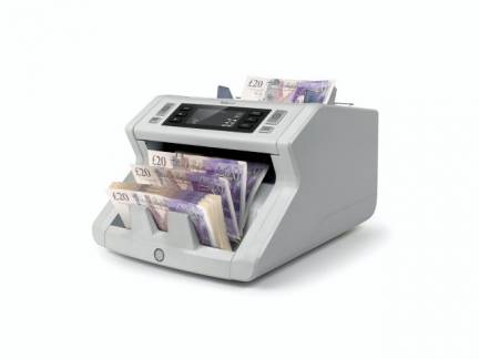 Seddelt&aelig;ller Safescan 2210 hvid
