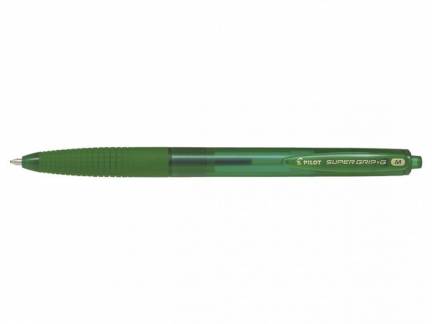 Kuglepen Pilot Super Grip G gr&oslash;n medium 1.0 stregbr: 0,27mm