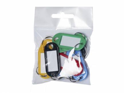 N&oslash;gleskilte BNT plast PET assorteret