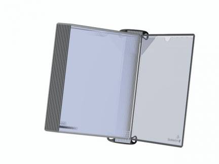 V&aelig;gmodul Tarifold Pro A4 m/10stk sort QL PP lommer