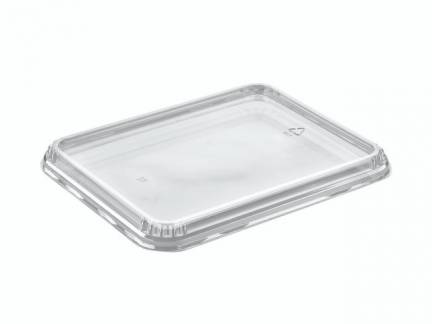 L&aring;g til plastbakker 2227 flat 372stk/kar klar A-pet