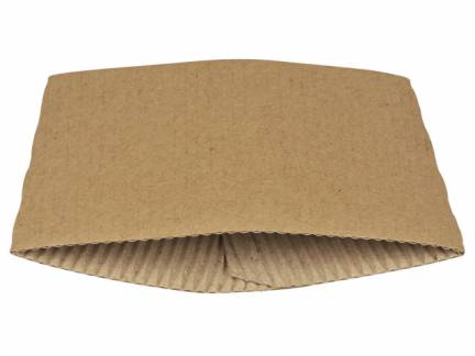 Kop sleeve pap Gastro-Line brun 12,5x6,5cm 100stk/pak