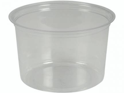 B&aelig;ger PLA klar 16oz 470ml 5,3cm &Oslash;11,7cm 50stk/pak
