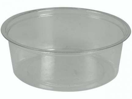 Portionsb&aelig;ger PLA klar 2oz 60ml 2,5cm &Oslash;7cm 100stk/pak