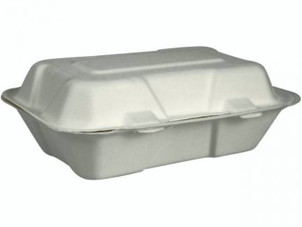 Take away boks sukkerr&oslash;r 229x155x76,5mm hvid 50stk/pak