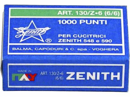 H&aelig;fteklamme Zenith 130Z 6mm t/548e og 590 max 30 ark