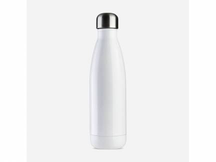 Vandflaske JobOut aqua &Oslash;7x25,5cm 500ml white