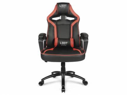 Kontorstol Extreme L33T PU r&oslash;d/sort Gaming Mid Level