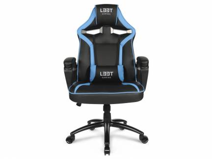 Kontorstol Extreme L33T PU bl&aring;/sort Gaming Mid Level