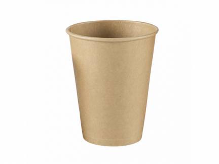 Kaffeb&aelig;ger pap ubleget 12oz hot cup single wall 1000stk/kar