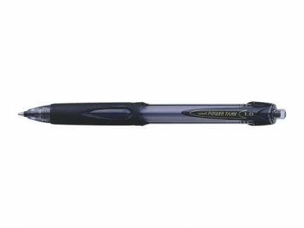 Kuglepen Uni PowerTank m/klik medium 0,4mm sort SN220