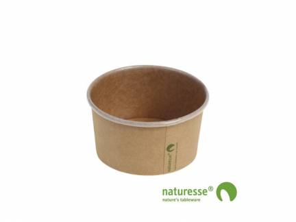 Isb&aelig;ger PLA 8oz/240ml brun 50stk/pak