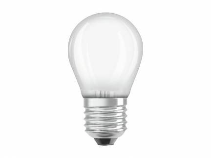 P&aelig;re Osram LED krone 40W/827 E27 frosted