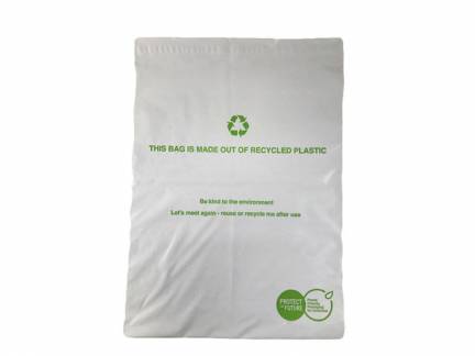 Forsendelsesposer recycled 550x770mm hvid 100stk/pak