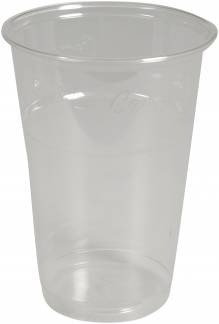 Drikkeglas PLA klar 20cl, 25cl &Oslash;7,8cm komposterbar 50stk/ps