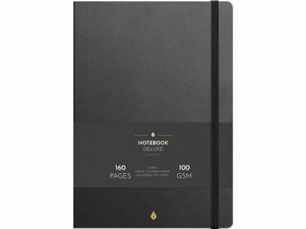 Notebook Deluxe A5 black 