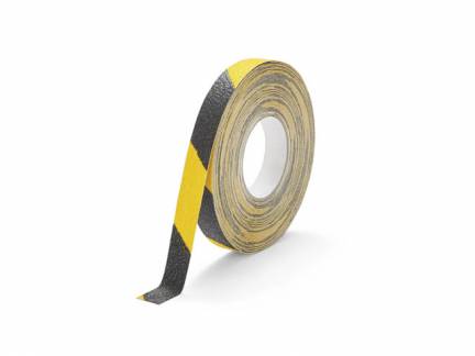 Skridsikker tape DURALINE Grip+ color 25mmx15m gul/sort 