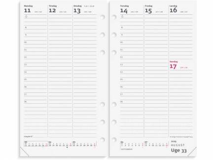 System PP ugekalender højformat REFILL 2025