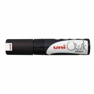 Chalkmarker Uni-ball PWE-5M sort stregbr. 1,8-2,5mm