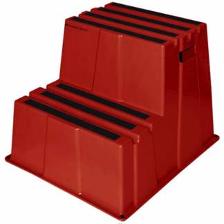 Sikkerheds trin m/2 trin rød