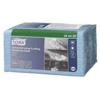 Allround klud Tork Premium W8 Small Pack blå 30x38cm 40stk