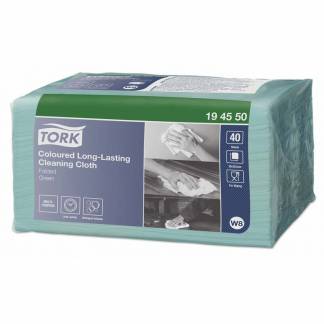 Allround klud Tork Premium W8 Small Pack grøn 30x38cm 40stk 