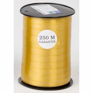 Gavebånd poly nr. 06 guld 10 mm x 250 m 