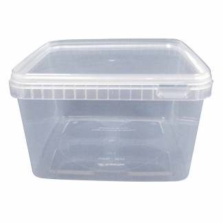 Condibøtte u/låg 3000ml 195x195x112mm klar 60stk/pak