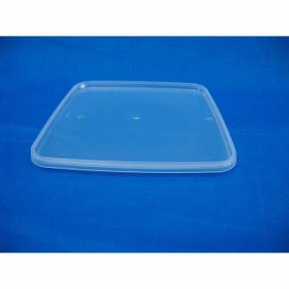 Låg til condibøtte klar 195x195mm klar 96stk/pak 