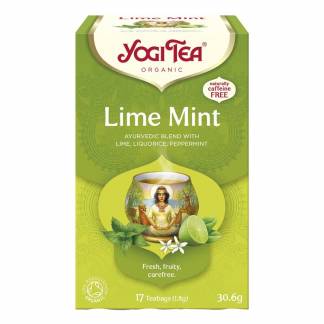 Te Yogi Lime Mint 17breve/æsk  