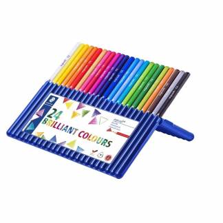 Farveblyanter Staedtler ass. Ergosoft 157-SB24 24stk/sæt