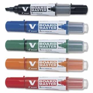 Whiteboardpen BG m/5 ass skrå spids 