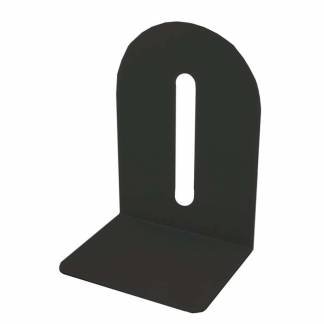 Bogstøtte metal sort 20 cm. 2 stk/pak
