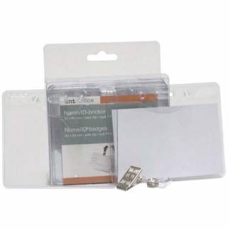 Navneskilte 60x90 mm blød lig- gende format t/ID plast 