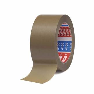 Tape tesa 4100 Rillet PVC 50mmx66m Brun