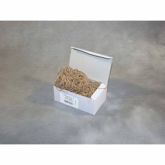 Gummibånd str. 18 æsk/250 g 1.7x80 mm ca. 690 stk natur Ø51mm