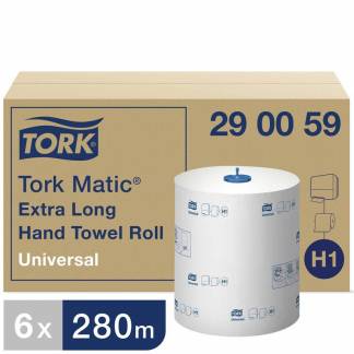 H&aring;ndkl&aelig;derulle Tork Universal H1 1 lags 280 m. 290059 Matic Extralong #