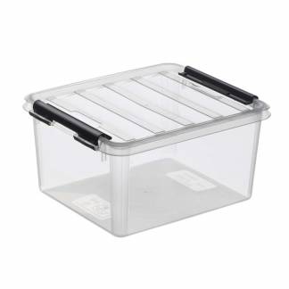 Plastkasse SmartStore Classic 2 2l m/låg 21x17x11cm