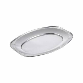 Cateringfad oval lille 35x25x2,1cm glat 10stk/pak 