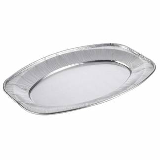 Cateringfad oval mellem 43x29x2,5cm glat 10stk/pak
