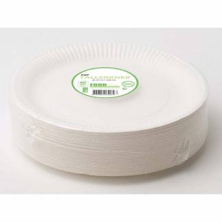 Tallerken middag pap Ø23cm 100stk/pak