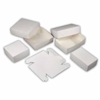 Kageæske nr. 3 høj 230x230x80mm 250stk/pak