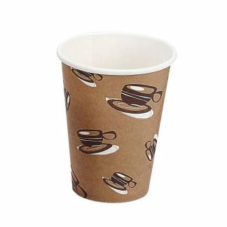 Kaffebæger 12oz 34cl Hot Cup single Wall pap 1000stk/kar 