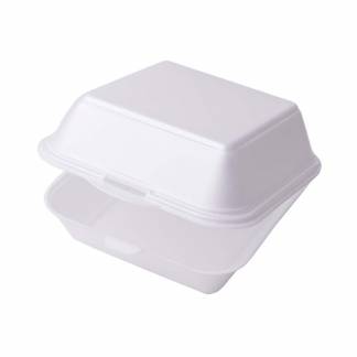 Burgeræske skum stor m/låg IP6 5x100stk/pak