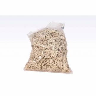 Gummibånd nr. 20 hvid 100mm 1kg/pak