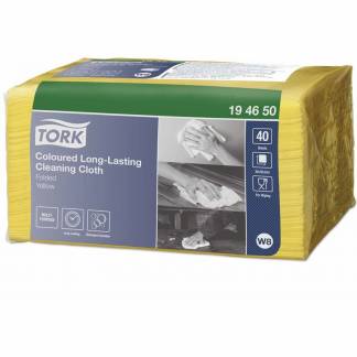 Allround klud Tork Premium W8 Small Pack gul 30x38cm 40stk 
